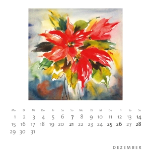 Isolde Ziegenbalg – Minikalender»Blumen sind das Lächeln der Erde«