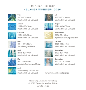 Michael Klose – MinikalenderBlaues Wunder