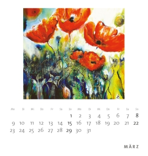 Isolde Ziegenbalg – Minikalender»Blumen sind das Lächeln der Erde«