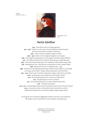 Herta GüntherPastelle und Aquarelle