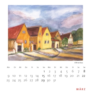 Regine Martin – MinikalenderDresdner Impressionen