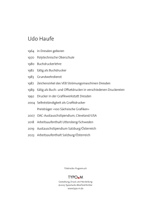 Udo Haufeabgetaucht und versunken